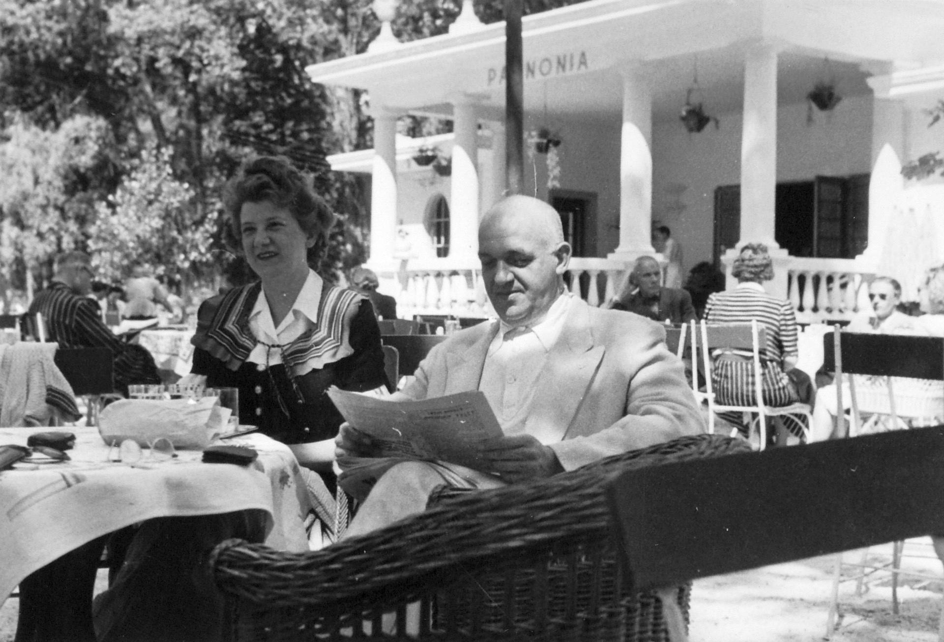 Pannónia terasz, 1950-es évek