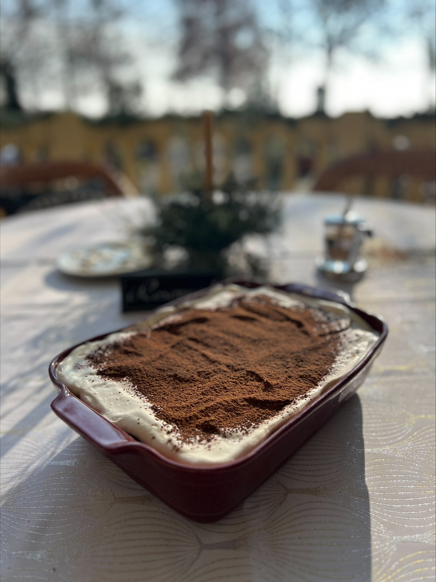 Tiramisu a teraszon